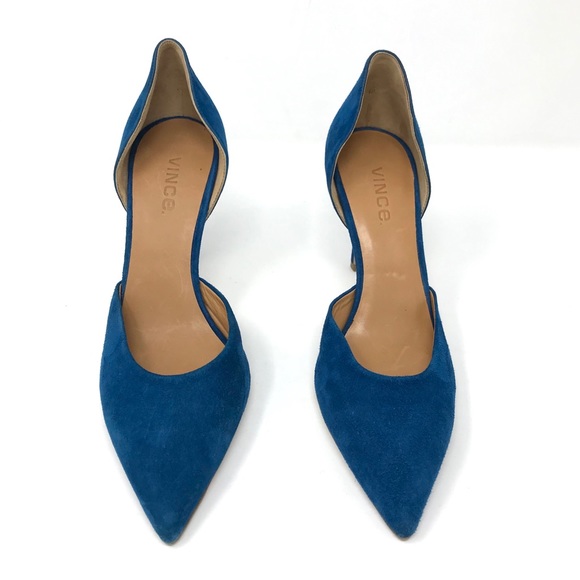 Celeste Suede d'Orsay Pump - Picture 2 of 6
